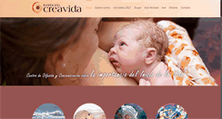 Desktop Screenshot of fundacioncreavida.org.ar